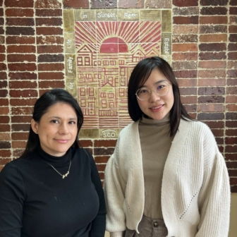 Wellness Group Facilitators Mayra Restrepo and Diane Liu